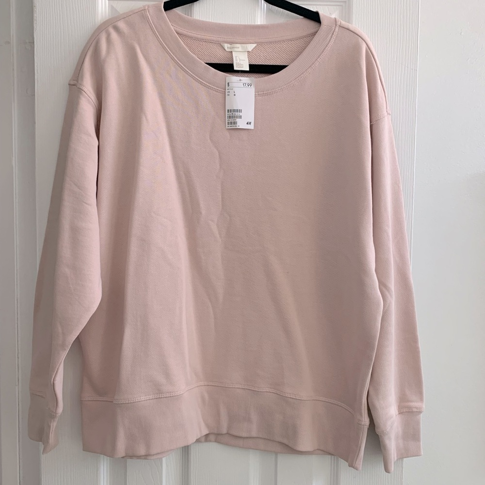 H&M ~ Light Pint Sweatshirt Sz L